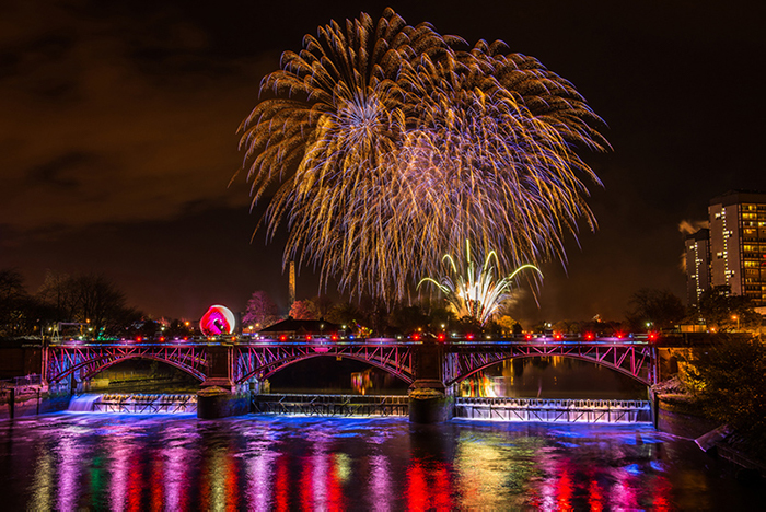 Glasgow Fireworks for New Years