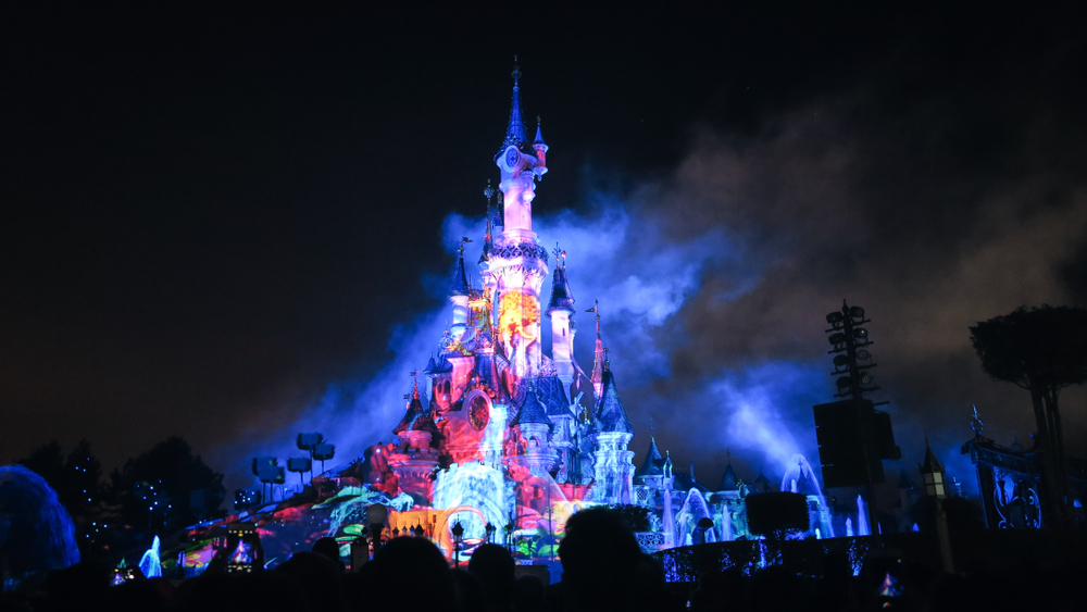 Disneyland Paris at Night