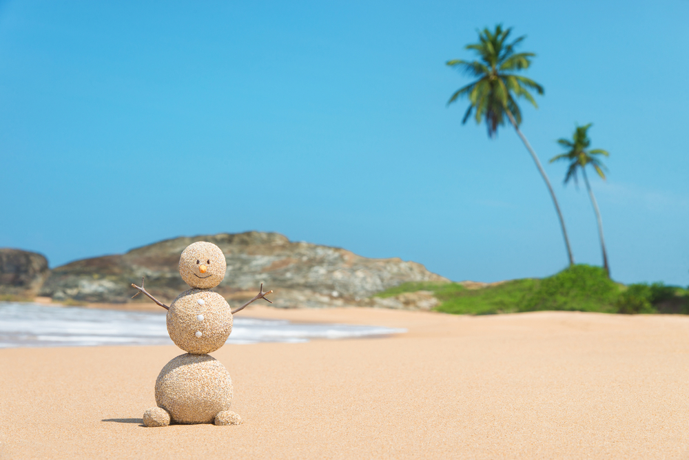 Sand Snowman