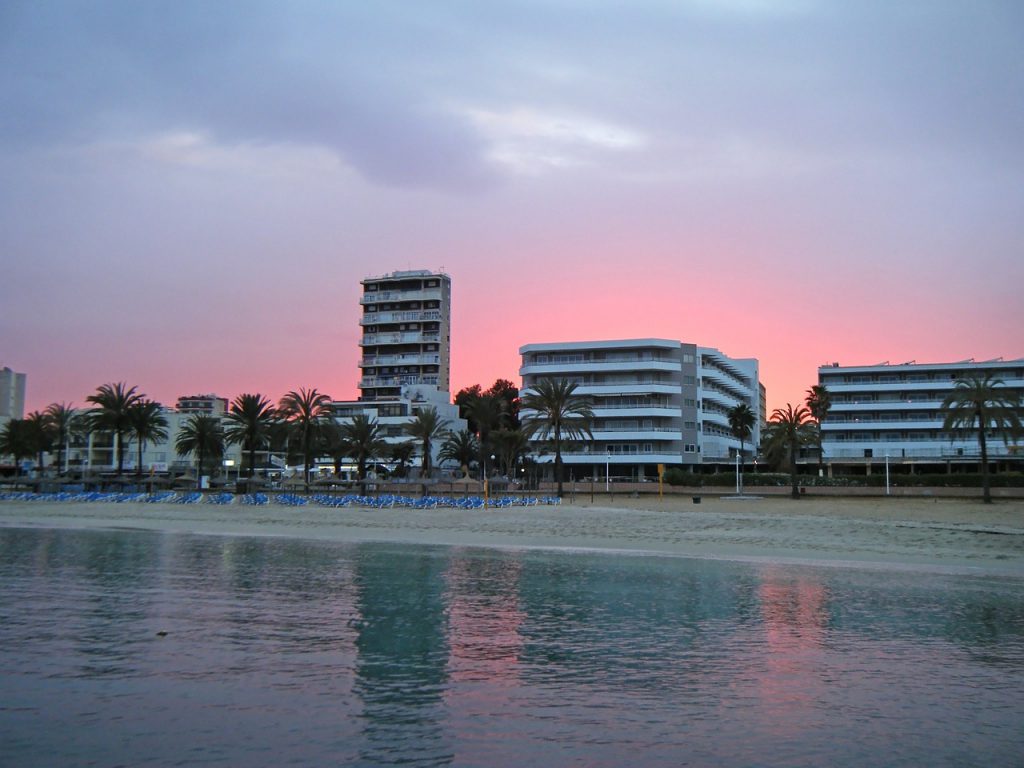 Magaluf at Sunset