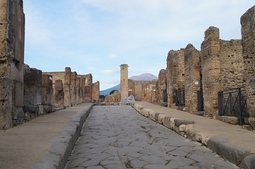 The streets of Pompeii