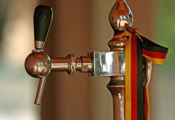 Beer on tap