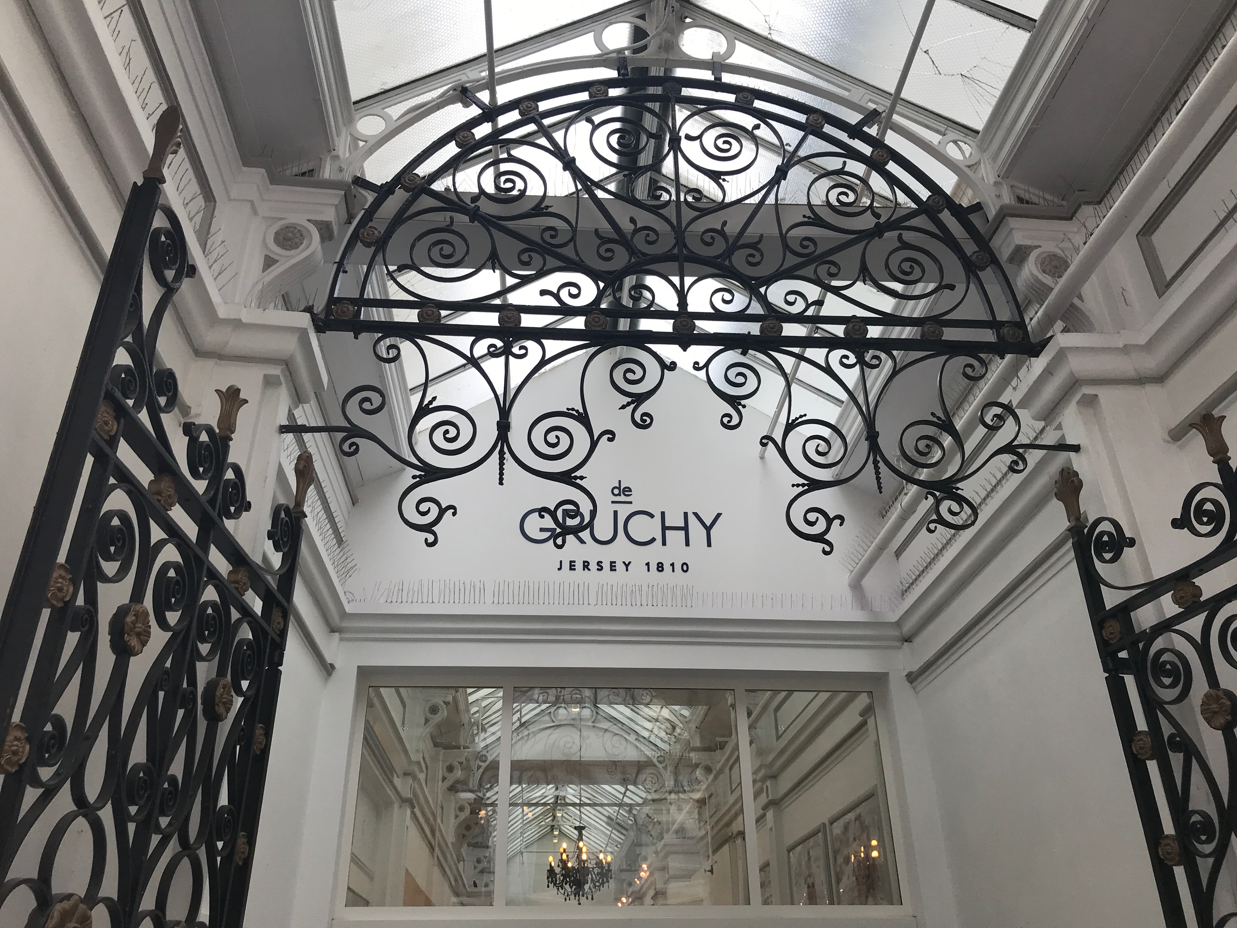 Front door of DeGruchy department store