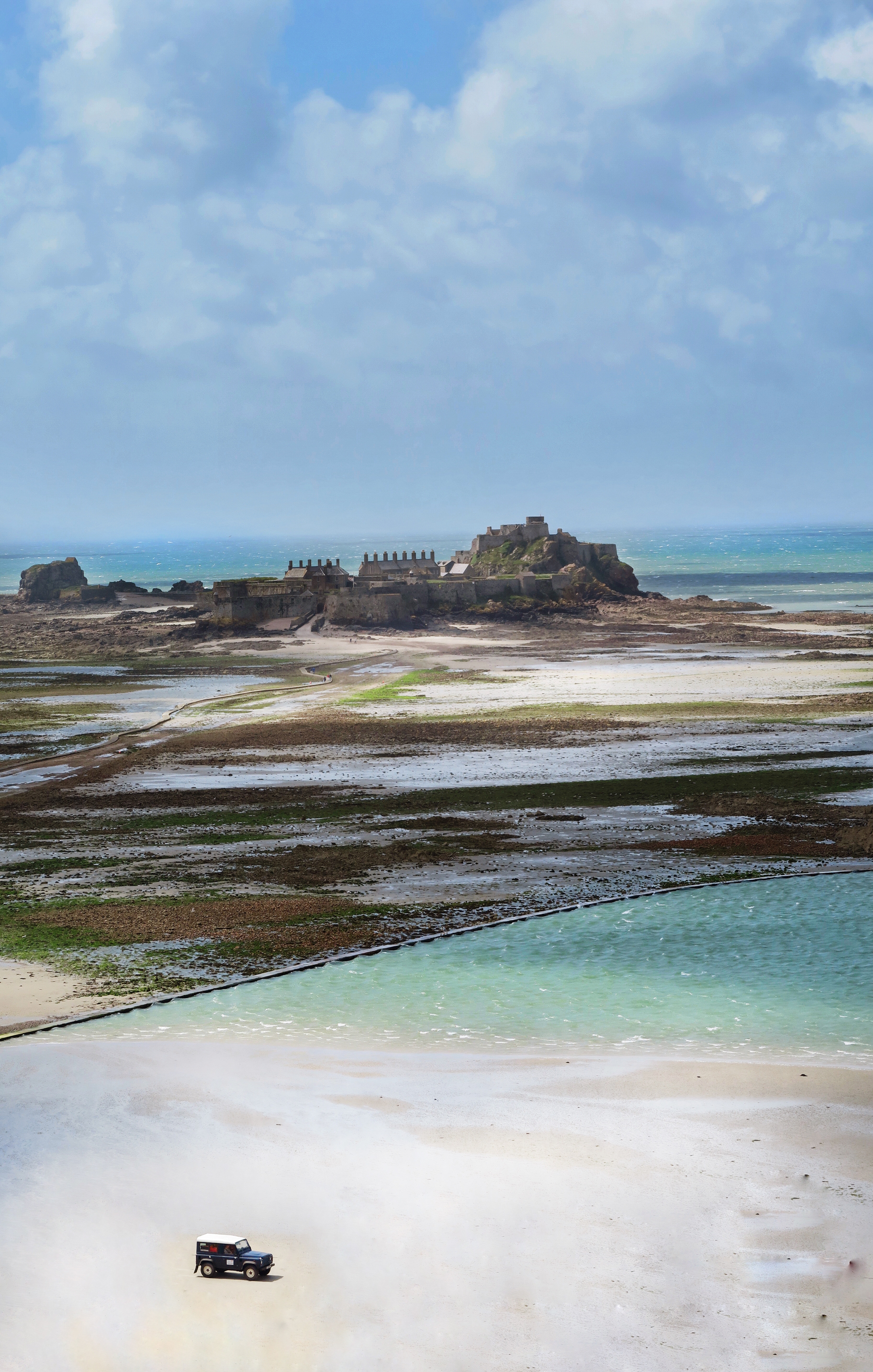 View out to Elizabeth Castle