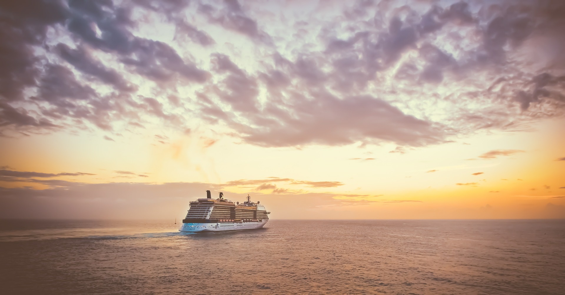 cruise ship on water