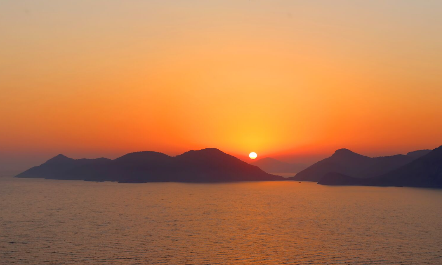 Sunset in Fethiye