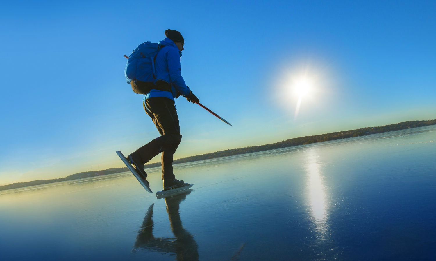 lake skating