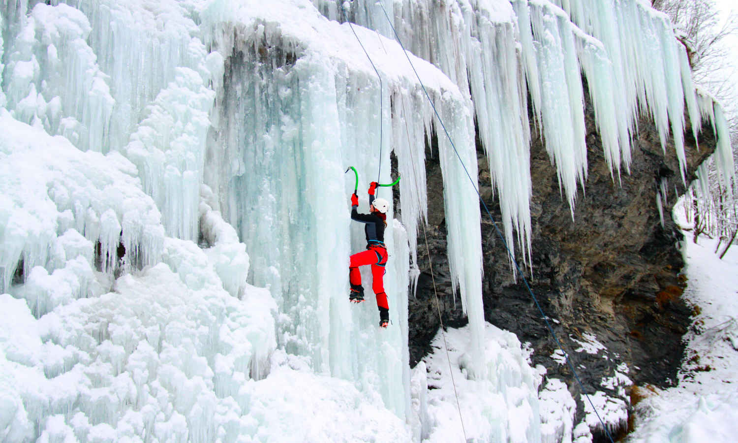 ice climbing