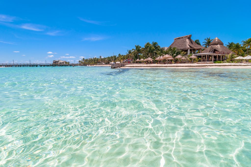 Cancun Mexico, beach scene