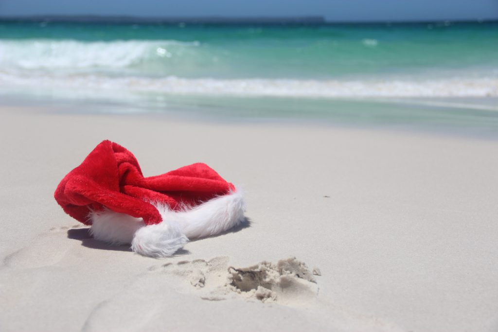 Santa on the Beach