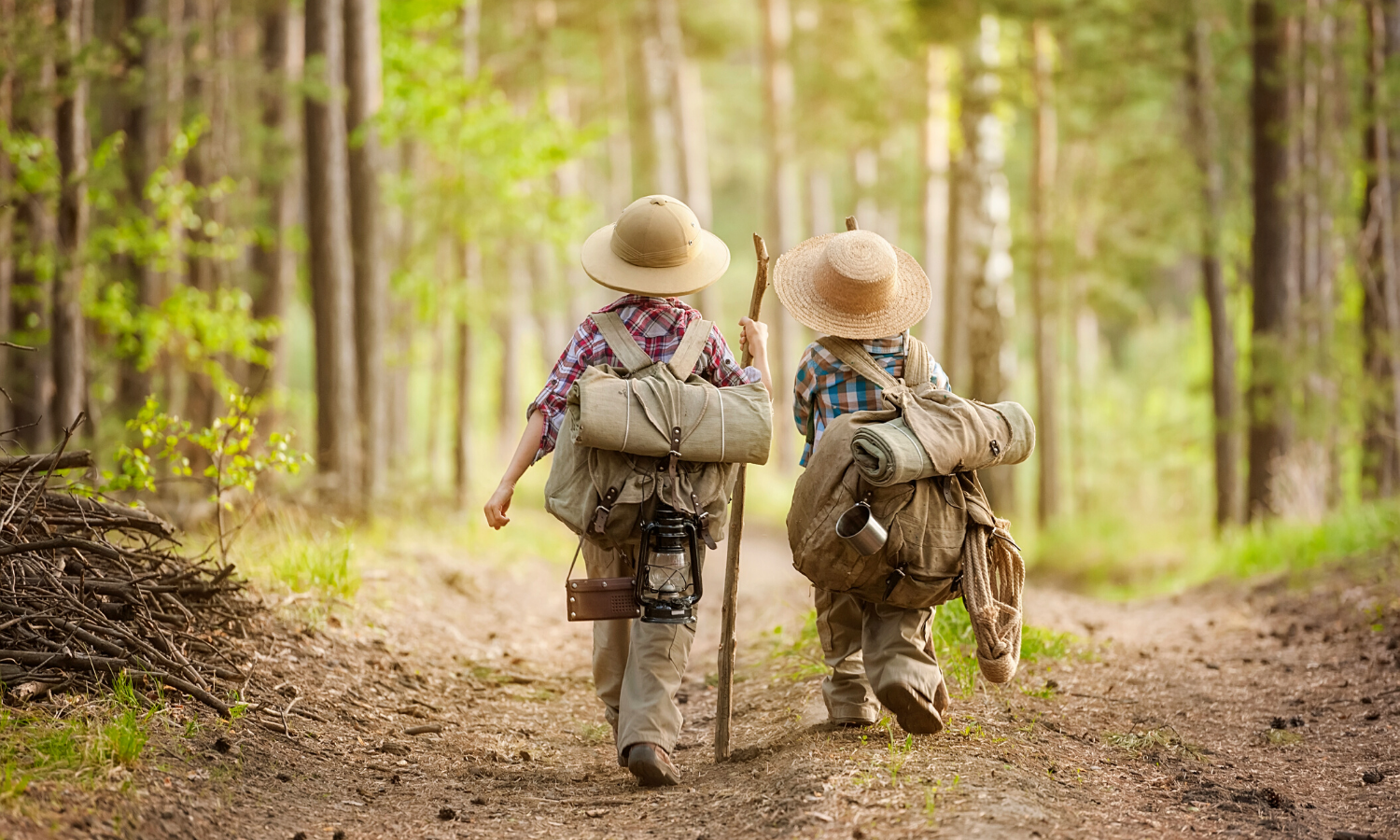 two small boys